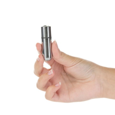 PowerBullet - Mini Wibrator 9 Funkcji Z Kryształem First Class Srebrny PowerBullet PowerBullet - Mini Wibrator 9 Funkcji Z Kryształem First Class Srebrny PowerBullet