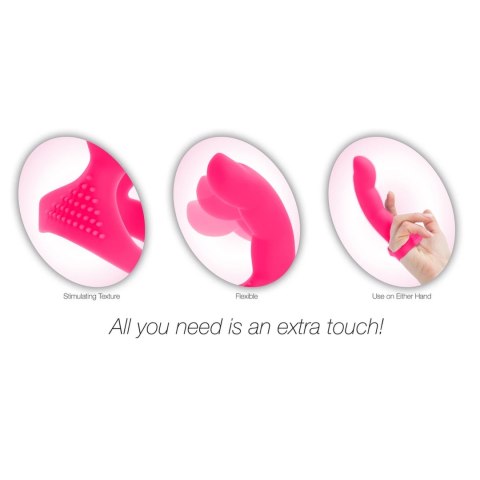 PowerBullet - Nakładka Na Palec Extra Touch Różowa PowerBullet PowerBullet - Nakładka Na Palec Extra Touch Różowa PowerBullet