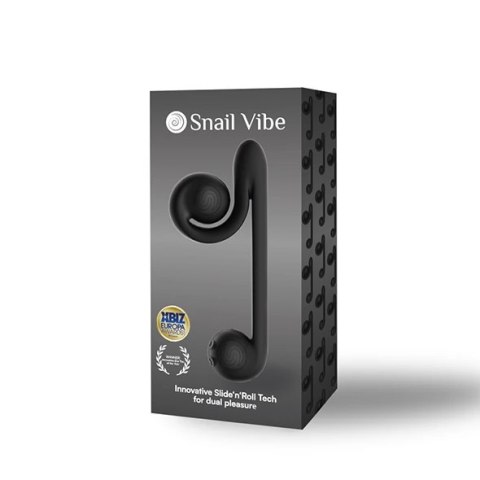 Snail Vibe - Luksusowy Wibrator Ze Stymulacją Łechtaczki Czarny Snail Vibe Snail Vibe - Luksusowy Wibrator Ze Stymulacją Łechtaczki Czarny Snail Vibe
