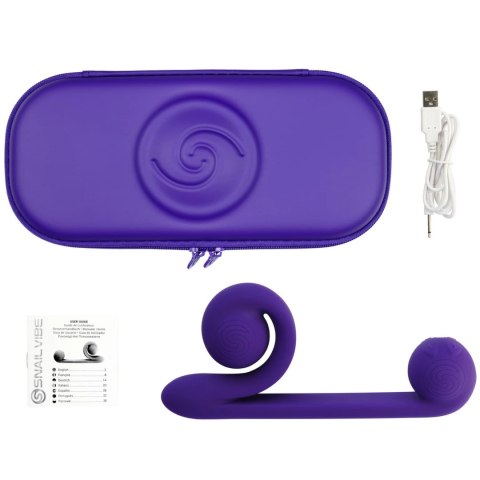 Snail Vibe - Luksusowy Wibrator Ze Stymulacją Łechtaczki Fioletowy Snail Vibe Snail Vibe - Luksusowy Wibrator Ze Stymulacją Łechtaczki Fioletowy Snail Vibe