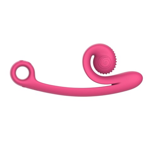 Snail Vibe - Podwójny Wibrator Stymulujący Punkt-G Curve Różowy Snail Vibe Snail Vibe - Podwójny Wibrator Stymulujący Punkt-G Curve Różowy Snail Vibe