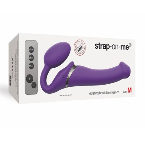 Strap-On-Me - Wibrujący Bez-paskowy Strap-On M Fioletowy Strap-On-Me Strap-On-Me - Wibrujący Bez-paskowy Strap-On M Fioletowy Strap-On-Me