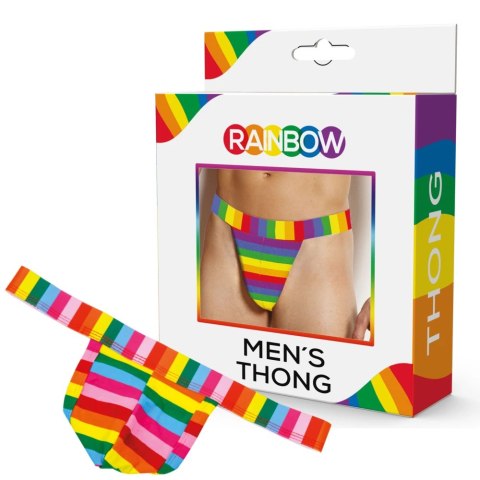 Tęczowe Stringi Męskie One Size Spencer & Fleetwood