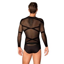 Obsessive - Długa Koszulka Męska Z Paskami T101 S/M/L Obsessive