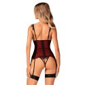 Obsessive - Gorset Bez Biustu + Stringi Denissa XS/S Obsessive