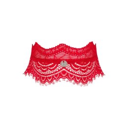 Obsessive - Seksowny Koronkowy Choker Na Szyję Bergamore Choker O/S Obsessive