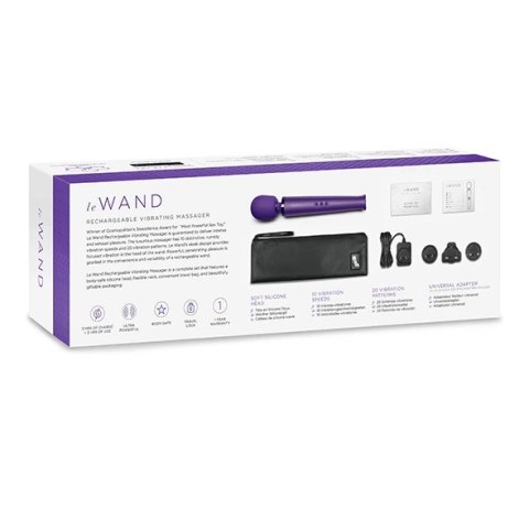 Le Wand - Akumulatorowy Masażer Łechtaczki Fioletowy Le Wand Le Wand - Akumulatorowy Masażer Łechtaczki Fioletowy Le Wand