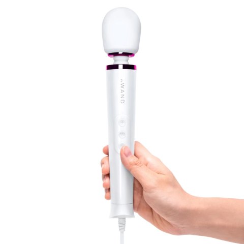 Le Wand - Mocny Masażer Łechtaczki Biały Powerful Petite Plug-in Le Wand Le Wand - Mocny Masażer Łechtaczki Biały Powerful Petite Plug-in Le Wand