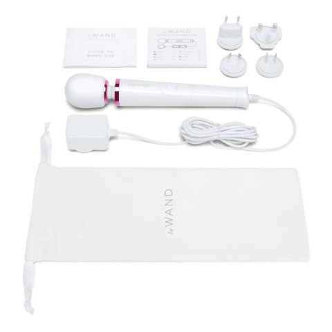 Le Wand - Mocny Masażer Łechtaczki Biały Powerful Petite Plug-in Le Wand Le Wand - Mocny Masażer Łechtaczki Biały Powerful Petite Plug-in Le Wand