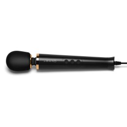 Le Wand - Mocny Masażer Łechtaczki Czarny Powerful Petite Plug-in Le Wand