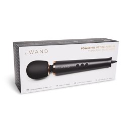 Le Wand - Mocny Masażer Łechtaczki Czarny Powerful Petite Plug-in Le Wand