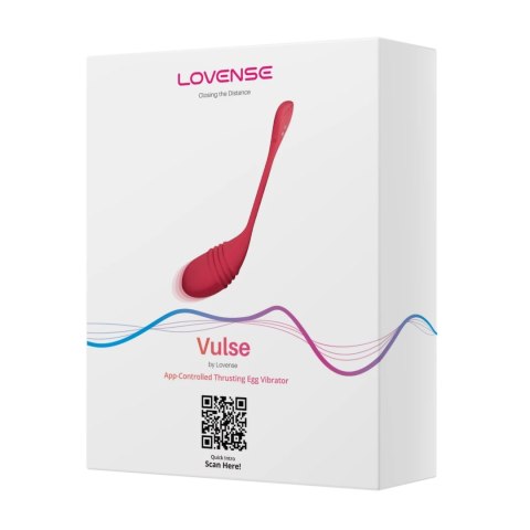 Lovense - Jajeczko Wibrujące Z Pulsacją Vulse Czerwone Lovense Lovense - Jajeczko Wibrujące Z Pulsacją Vulse Czerwone Lovense