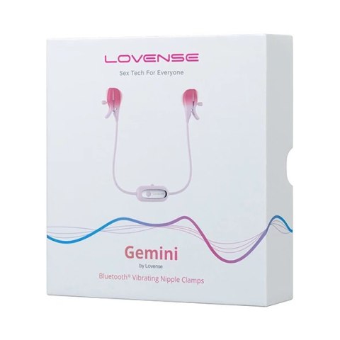 Lovense - Wibrujące Zaciski Na Sutki Sterowane Aplikacją Gemini Lovense Lovense - Wibrujące Zaciski Na Sutki Sterowane Aplikacją Gemini Lovense