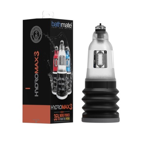Bathmate - Pompka Do Penisa HydroMax3 Przezroczysta Bathmate Bathmate - Pompka Do Penisa HydroMax3 Przezroczysta Bathmate