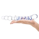 Glas - Podwójne Szklane Dildo Twister Glas