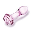 Glas - Zestaw Szklanych Zatyczek Analnych Rosebud 3 szt Glas