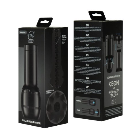 Kiiroo - Dyskretny Masturbator FeelSensation Czarny Kiiroo Kiiroo - Dyskretny Masturbator FeelSensation Czarny Kiiroo