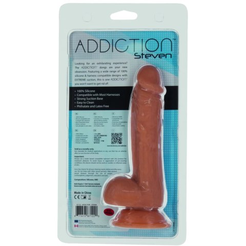 Addiction - Realistyczne Dildo Steven 19 cm Karmelowe Addiction Addiction - Realistyczne Dildo Steven 19 cm Karmelowe Addiction