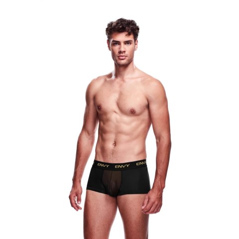 Envy - Krótkie Bokserki Z Siateczki Czarne S/M Envy Envy - Krótkie Bokserki Z Siateczki Czarne S/M Envy