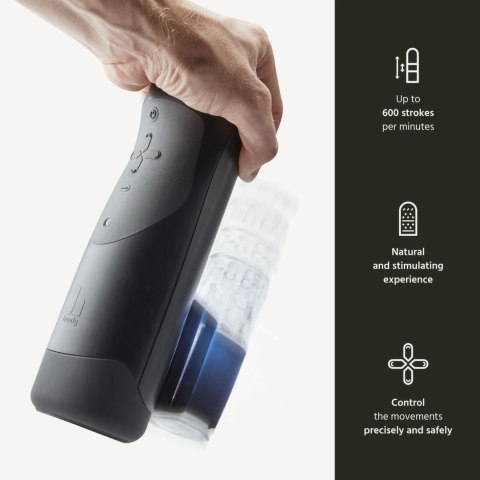 Handy - Interaktywny Masturbator 1.1 Czarny Handy Handy - Interaktywny Masturbator 1.1 Czarny Handy