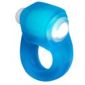 Oxballs - Glowdick Pierścień Na Penisa Z Wibracjami Led Niebieski Oxballs