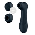 Satisfyer - Pro 2 Stymulator Z Aplikacją I Wymiennymi Końcówkami Czarny Satisfyer
