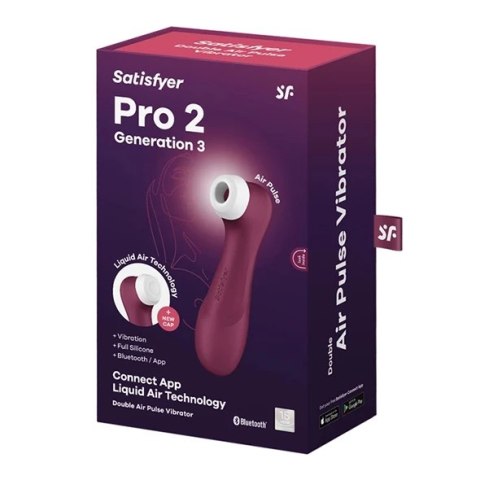 Satisfyer - Pro 2 Stymulator Z Aplikacją I Wymiennymi Końcówkami Czerwony Satisfyer Satisfyer - Pro 2 Stymulator Z Aplikacją I Wymiennymi Końcówkami Czerwony Satisfyer