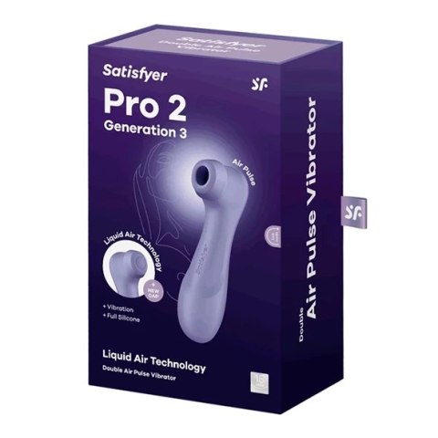 Satisfyer - Pro 2 Stymulator Z Aplikacją I Wymiennymi Końcówkami Fioletowy Satisfyer Satisfyer - Pro 2 Stymulator Z Aplikacją I Wymiennymi Końcówkami Fioletowy Satisfyer