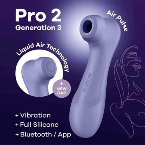 Satisfyer - Pro 2 Stymulator Z Aplikacją I Wymiennymi Końcówkami Satisfyer Satisfyer - Pro 2 Stymulator Z Aplikacją I Wymiennymi Końcówkami Satisfyer
