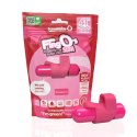 The Screaming O - 4T FingO Slim Mini Wibrator Z Silikonową Nakładką Czerwony The Screaming O