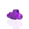 The Screaming O - 4T FingO Slim Mini Wibrator Z Silikonową Nakładką Fioletowy The Screaming O