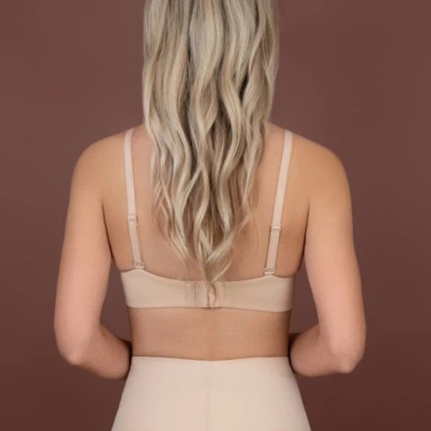 Bye Bra - Biustonosz Ultra Plunge Beżowy XXL Bye Bra Bye Bra - Biustonosz Ultra Plunge Beżowy XXL Bye Bra