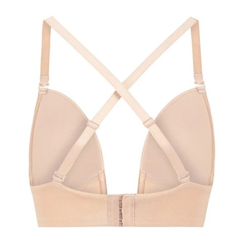 Bye Bra - Biustonosz Ultra Plunge Beżowy L Bye Bra Bye Bra - Biustonosz Ultra Plunge Beżowy L Bye Bra