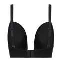 Bye Bra - Biustonosz Ultra Plunge Czarny XL Bye Bra