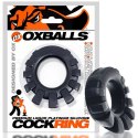 Oxballs - Cock-Lug Lugged Pierścień Na Penisa Czarny Oxballs