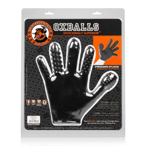 Oxballs - Finger Fuck Glove Nakładka Na Dłoń Do Palcówki Różne Palce Oxballs Oxballs - Finger Fuck Glove Nakładka Na Dłoń Do Palcówki Różne Palce Oxballs