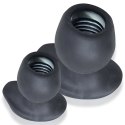 Oxballs - Morphhole-2 Plug Analny Z Wkładką Ice Duża Czarna Oxballs