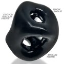 Oxballs - Tri-Sport XL Pierścień Na Penisa Z 3 Otworami Czarny Oxballs