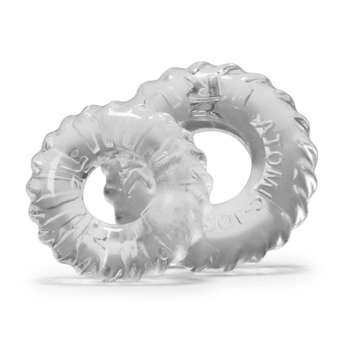 Oxballs - Truckt Cockring 2-pack Pierścień Erekcyjny Na Penisa Mały i Duży Przezroczysty Oxballs Oxballs - Truckt Cockring 2-pack Pierścień Erekcyjny Na Penisa Mały i Duży Przezroczysty Oxballs