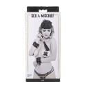 Sportsheets - Sex & Mischief 4-Częściowy Zestaw BDSM Czarny Sportsheets