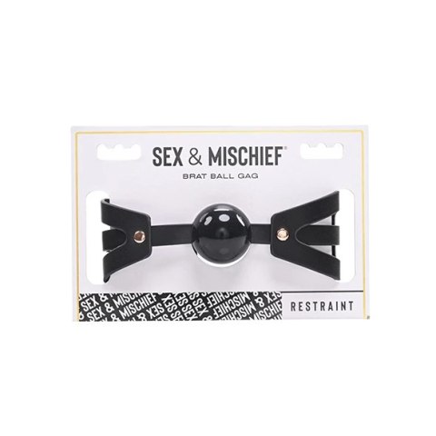 Sportsheets - Sex & Mischief Miękki Knebel Na Usta Czarny Sportsheets Sportsheets - Sex & Mischief Miękki Knebel Na Usta Czarny Sportsheets