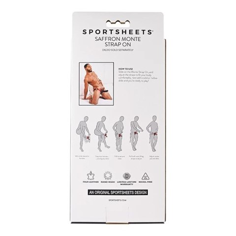 Sportsheets - Uprząż Strap On Czerwona Sportsheets Sportsheets - Uprząż Strap On Czerwona Sportsheets