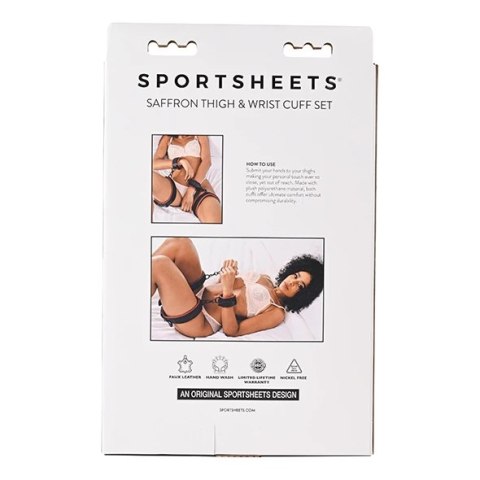 Sportsheets - Zestaw Mankietów Na Uda i Nadgarstki Sportsheets Sportsheets - Zestaw Mankietów Na Uda i Nadgarstki Sportsheets