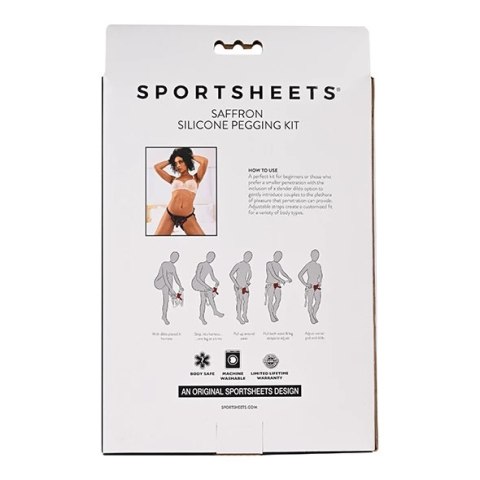 Sportsheets - Zestaw Strap On Z Silikonowym Dildo Sportsheets Sportsheets - Zestaw Strap On Z Silikonowym Dildo Sportsheets