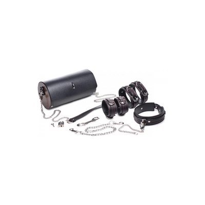 Czarny zestaw do bondage z torbą do przenoszenia XR Brands XR Brands Czarny zestaw do bondage z torbą do przenoszenia XR Brands XR Brands