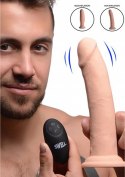 Nadmuchiwane i wibrujące silikonowe dildo - 7 / 18 cm XR Brands XR Brands