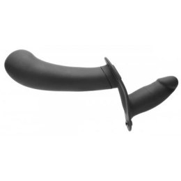 Podwójne dildo z uprzężą i pilotem zdalnego sterowania XR Brands XR Brands