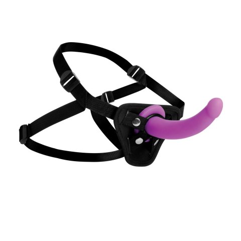 Silikonowe dildo G-Spot z uprzężą XR Brands XR Brands Silikonowe dildo G-Spot z uprzężą XR Brands XR Brands