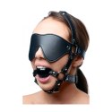 Uprząż z maską na oczy i kneblem kulkowym XR Brands XR Brands