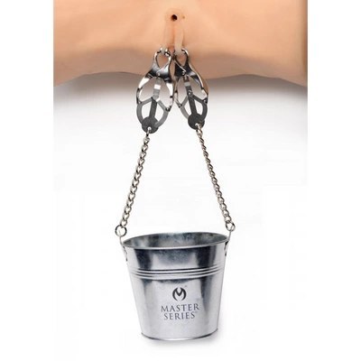 Zaciski na wargi sromowe i sutki Slave Bucket XR Brands XR Brands Zaciski na wargi sromowe i sutki Slave Bucket XR Brands XR Brands